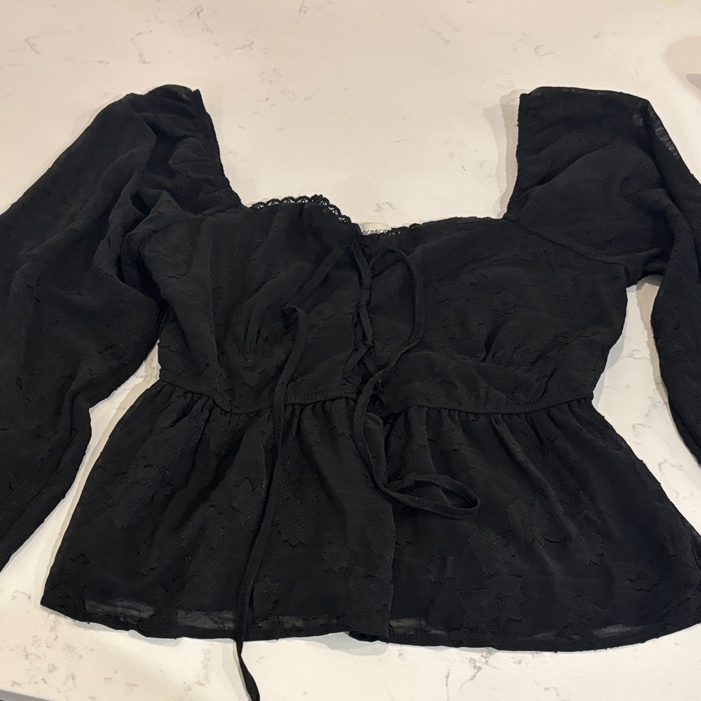 Elegant Black Women's Top